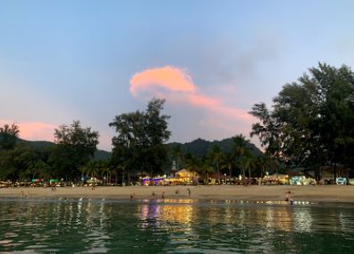 Kamala Beach Phuket in Evening